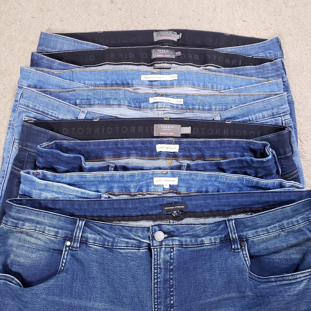 Size 24 Plus Size Jeans Bundle | Torrid Levi’s GA Universal Std Curvy Denim Lot